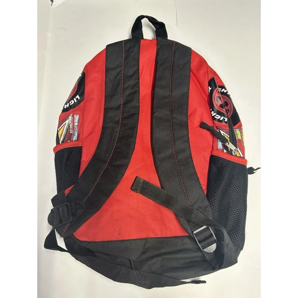 Disney Cars 3 Red Backpack bookbag school travel Lightning McQueen kids